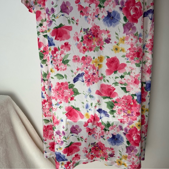 Vassarette Roses‎ Floral Nightgown Sleepwear Large - Picture 9 of 15